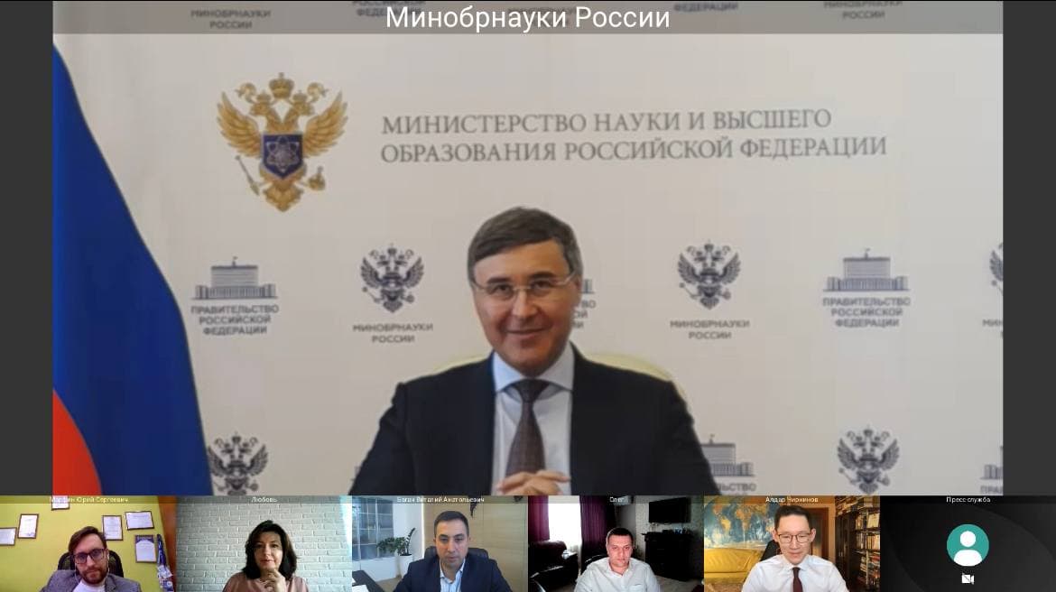 Валерий Фальков провел встречу с победителями конкурса «Лидеры России